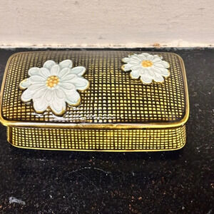 Tilso Japan Hand-painted Trinket Box with Lid